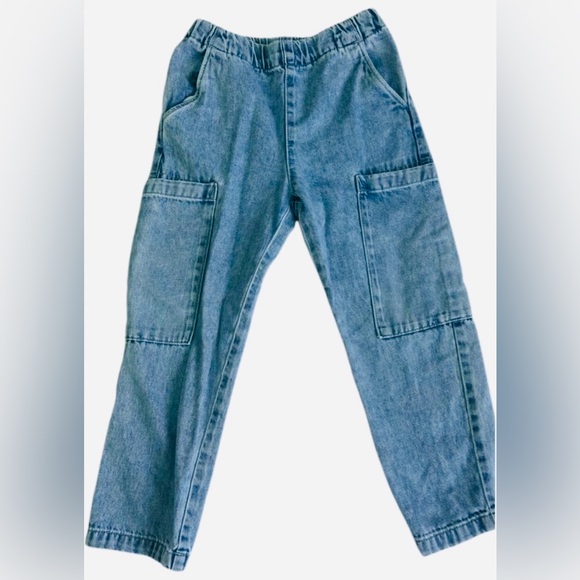 Zara Kids Flowy Cargo Jeans - Picture 2 of 2